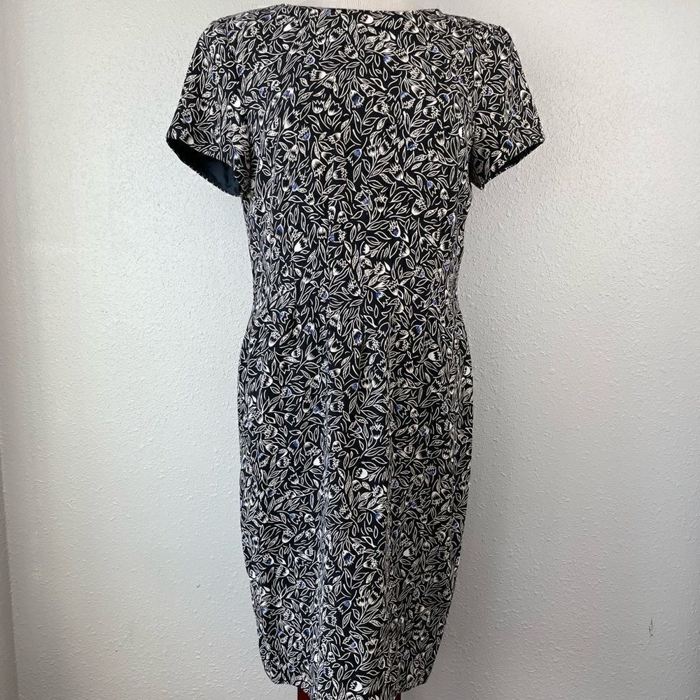 Liz Claiborne Short Sleeve Midi Dress Size 10 EUC